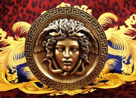 versace red lion|why does versace use medusa.